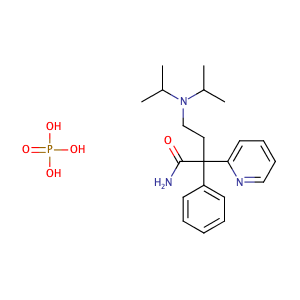 disopyramide phosphate,CAS No. 22059-60-5.