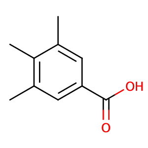 3,4,5-trimethylbenzoic acid,CAS No. 1076-88-6.