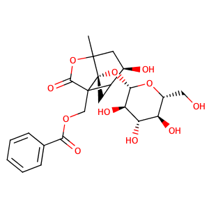 Albiflorin,CAS No. 39011-90-0.