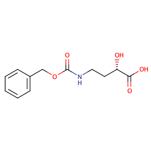 (S)-N-Carbobenzyloxy-4-amino-2-hydroxybutyric acid,CAS No. 40371-50-4.