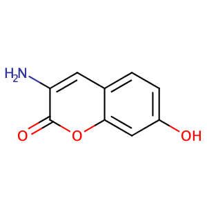 3-amino-7-hydroxy-2H-chromen-2-one,CAS No. 79418-41-0.