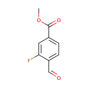 Methyl 3-fluoro-4-formylbenzoate,CAS No. 74733-25-8.