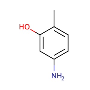 5-Amino-2-methylphenol,CAS No. 2835-95-2.