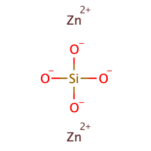 Zinc orthosilicate,CAS No. 68611-47-2.
