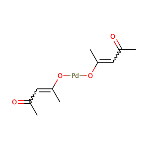 Palladium(II) acetylacetonate,CAS No. 14024-61-4.