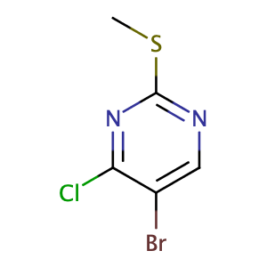 5-bromo-4-chloro-2-(methylthio)-Pyrimidine,CAS No. 63810-78-6.