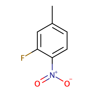 3-Fluoro-4-nitrotoluene,CAS No. 446-34-4.