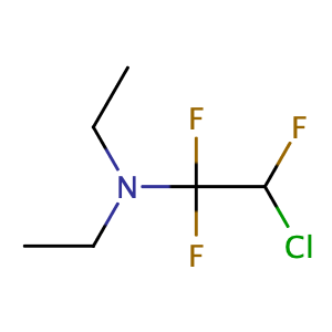 2-chloro-N,N-diethyl-1,1,2-trifluoroethanamine,CAS No. 357-83-5.