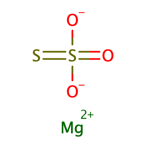 Magnesium thiosulfate,CAS No. 10124-53-5.