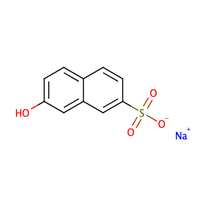 Sodium 2-naphthol-7-sulfonate,CAS No. 135-55-7.