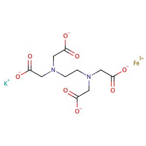 Ethylenediaminetetraacetic acid ferric potassium salt,CAS No. 54959-35-2.