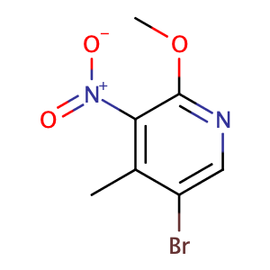 5-Bromo-2-methoxy-4-methyl-3-nitropyridine,CAS No. 884495-14-1.