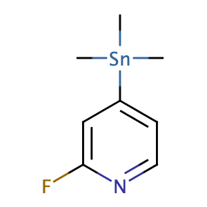 2-Fluoro-4-(trimethylstannyl)pyridine,CAS No. 697300-76-8.