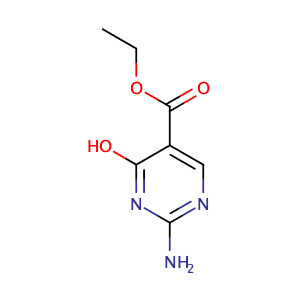 Ethyl 2-amino-4-hydroxypyrimidine-5-carboxylate,CAS No. 15400-53-0.