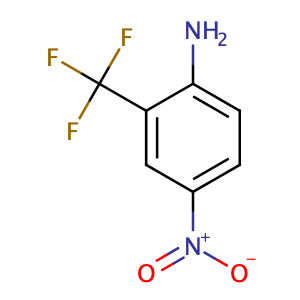4-Nitro-2-trifluoromethylaniline,CAS No. 121-01-7.