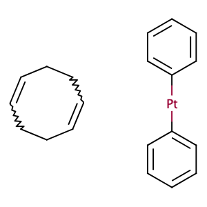 Diphenyl(1,5-cyclooctadiene) platinum(II),CAS No. 12277-88-2.