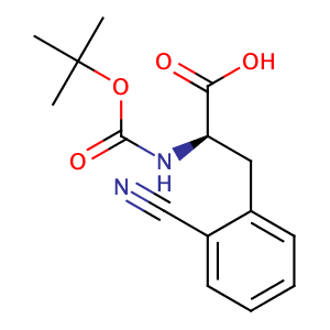 Boc-D-2-cyanophenylalanine,CAS No. 261380-28-3.