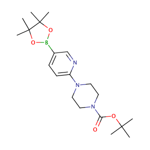 2 - (4 - Boc - piperazine)pyridine - 5 - boronic acid pinacol ester,CAS No. 496786-98-2.
