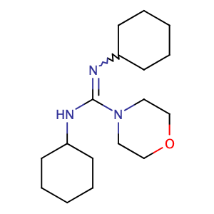 N,N-Dicyclohexyl-4-morpholine carboxamidine,CAS No. 4975-73-9.