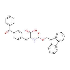 (R)-2-((((9H-Fluoren-9-yl)methoxy)carbonyl)amino)-3-(4-benzoylphenyl)propanoic acid,CAS No. 117666-97-4.