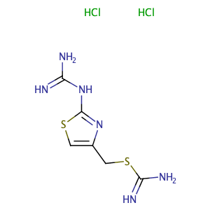 ((2-Guanidino-4-thiazolyl)methylisothiourea dihydrochloride,CAS No. 88046-01-9.