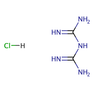 Biguanide hydrochloride,CAS No. 4761-93-7.