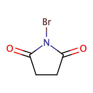 N-Bromosuccinimide,CAS No. 128-08-5.