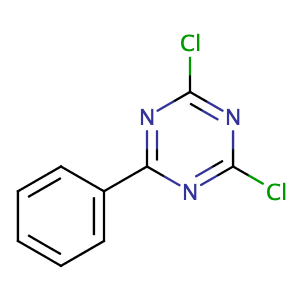 2,4-Dichloro-6-phenyl-1,3,5-triazine,CAS No. 1700-02-3.