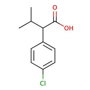 2 - (p - Chlorophenyl) - 3 - methylbutyric acid,CAS No. 2012-74-0.
