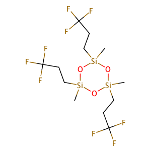 1,3,5-Tris[(3,3,3-trifluoropropyl)methyl]cyclotrisiloxane,CAS No. 2374-14-3.