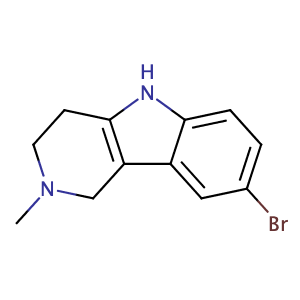 8-bromo-2-methyl-1,3,4,5-tetrahydropyrido[4,3-b]indole,CAS No. 5055-01-6.