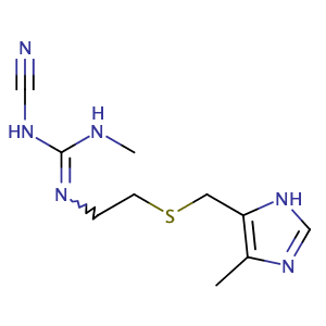 Cimetidine,CAS No. 51481-61-9.