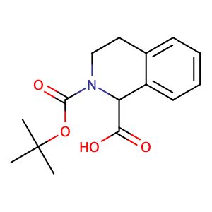2-(tert-Butoxycarbonyl)-1,2,3,4-tetrahydroisoquinoline-1-carboxylic acid,CAS No. 166591-85-1.