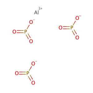 Aluminum metaphosphate,CAS No. 13776-88-0.