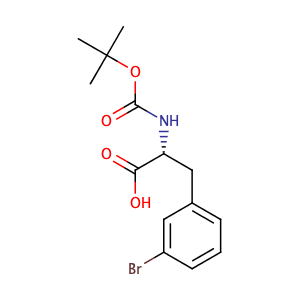 Boc-3-bromo-D-phenylalanine,CAS No. 261360-77-4.