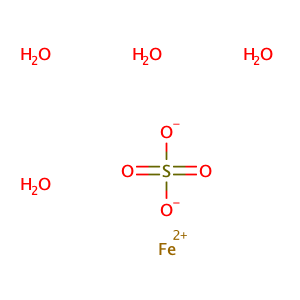 Ferrous sulfate tetrahydrate,CAS No. 20908-72-9.