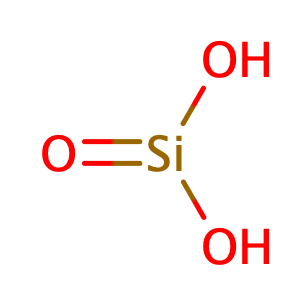 Silicic acid (H2SiO3),CAS No. 7699-41-4.