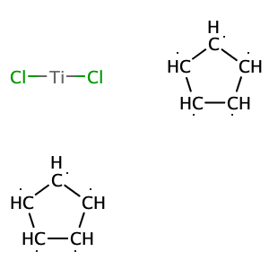Titanocene dichloride,CAS No. 1271-19-8.