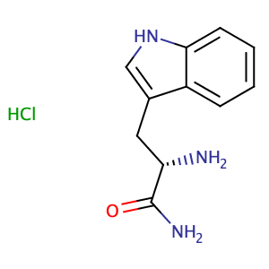 (S)-2-Amino-3-(1H-indol-3-yl)propanamide hydrochloride,CAS No. 5022-65-1.