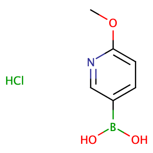 (6-Methoxypyridin-3-yl)boronic acid hydrochloride,CAS No. 370864-57-6.