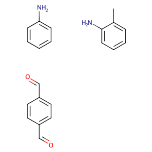aniline; 2-methylaniline; terephthalaldehyde,CAS No. 129217-90-9.