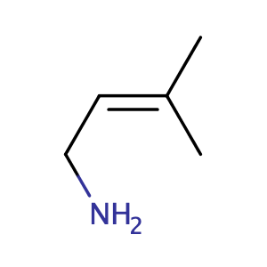 3-methylbut-2-en-1-amine,CAS No. 13822-06-5.