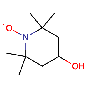 4-hydroxy-2,2,6,6-tetramethylpiperidine-N-oxyl,CAS No. 2226-96-2.