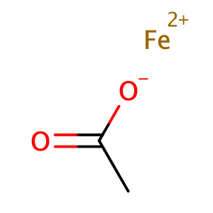 ferrous acetate,CAS No. 1834-30-6.
