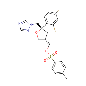 (5R-cis)-Toluene-4-sulfonic acid 5-(2,4-difluorophenyl)-5-(1H-1,2,4-triazol-1-yl)methyltetrahydrofuran-3-ylmethyl ester,CAS No. 149809-43-8.