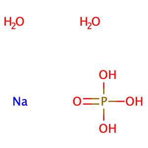 Sodium dihydrogen phosphate dihydrate,CAS No. 13472-35-0.