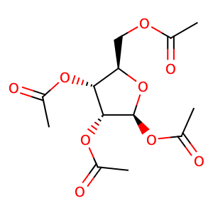 (2R,3R,4R,5S)-4,5-bis(acetyloxy)-2-[(acetyloxy)methyl]tetrahydro-3-furanyl acetate,CAS No. 13035-61-5.