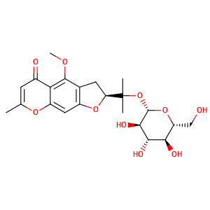 4'-O-beta-D-Glucosyl-5-O-methylvisamminol,CAS No. 84272-85-5.