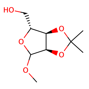 Methyl-2,3-O-isopropylidene-beta-D-ribofuranoside,CAS No. 4099-85-8.