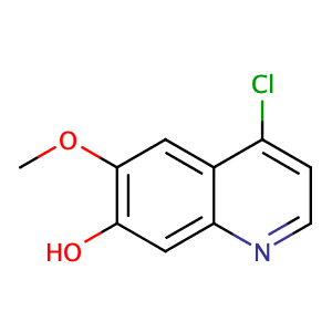 4-Chloro-6-methoxyquinolin-7-ol,CAS No. 205448-31-3.